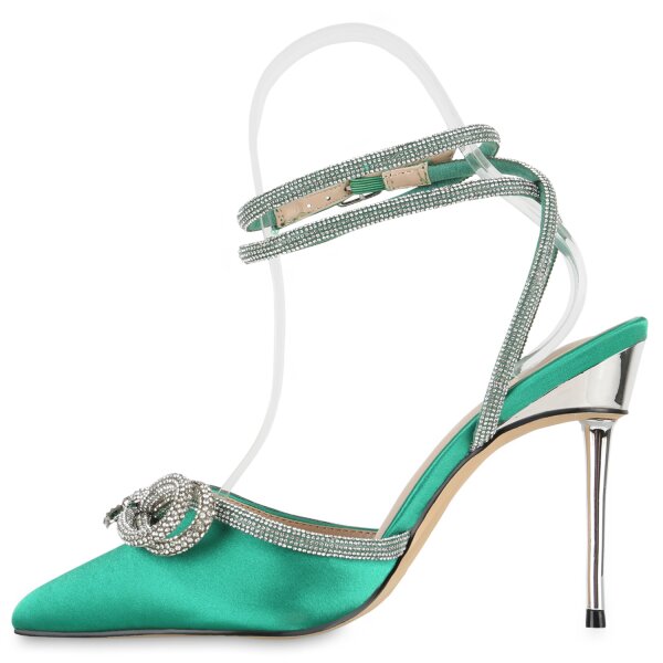 Stiefelparadies Damen High Heels in Grün