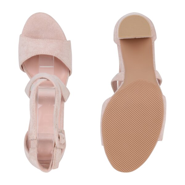 Stiefelparadies Damen High Heels In Rosa