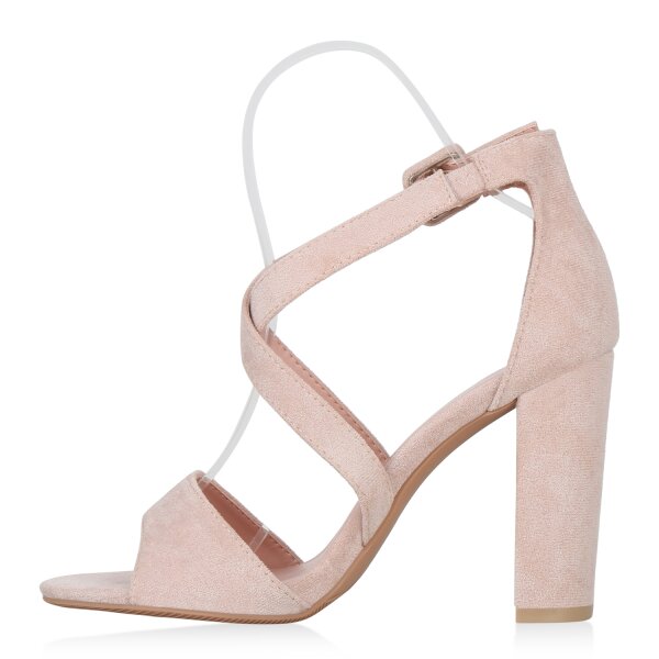 Stiefelparadies Damen High Heels in Rosa