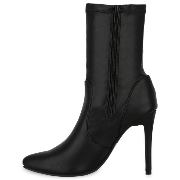 Stiefelparadies Damen High Heels in Schwarz