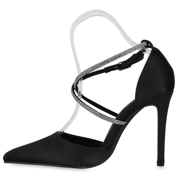 Stiefelparadies Damen High Heels in Schwarz