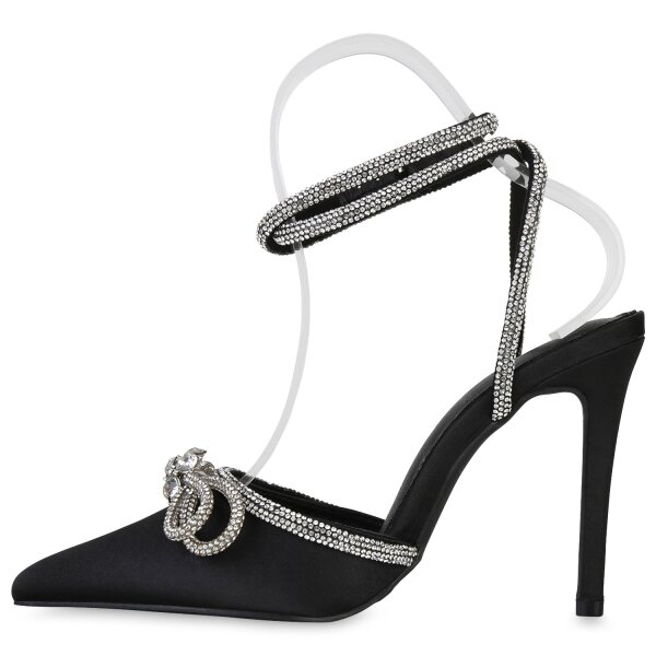 Stiefelparadies Damen High Heels in Schwarz