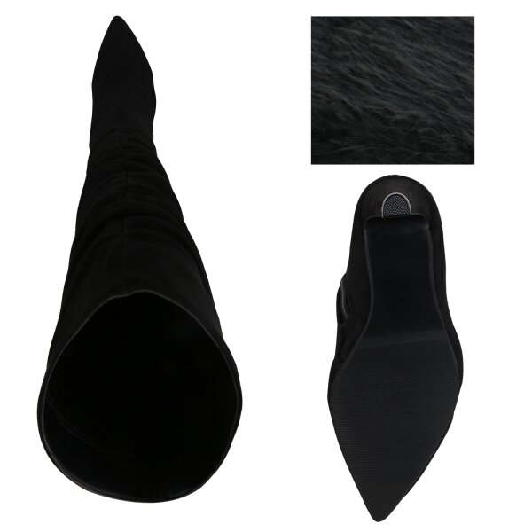 Stiefelparadies Damen High Heels In Schwarz