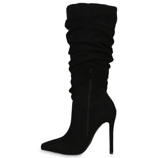 Stiefelparadies Damen High Heels in Schwarz