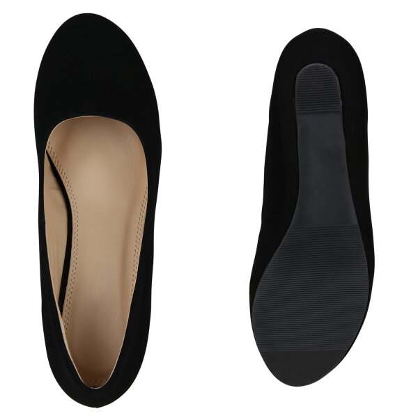 Stiefelparadies Damen Keilpumps In Grau