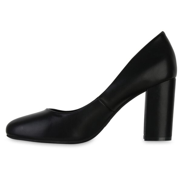 Stiefelparadies Damen Klassische Pumps in Schwarz