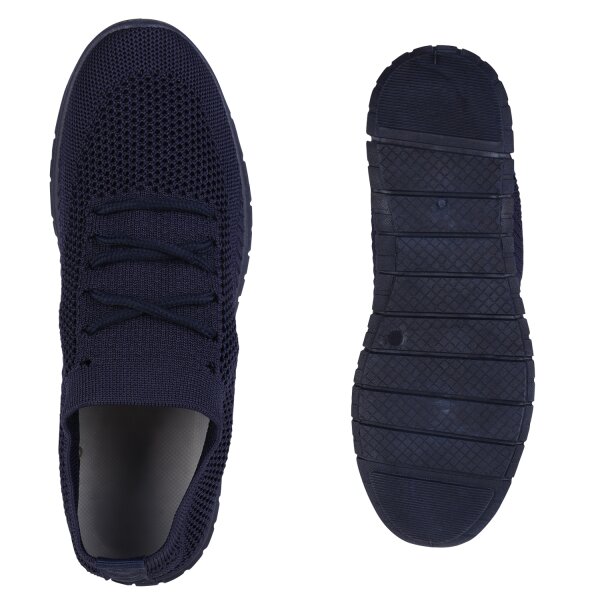Stiefelparadies Damen Laufschuhe In Dunkelblau