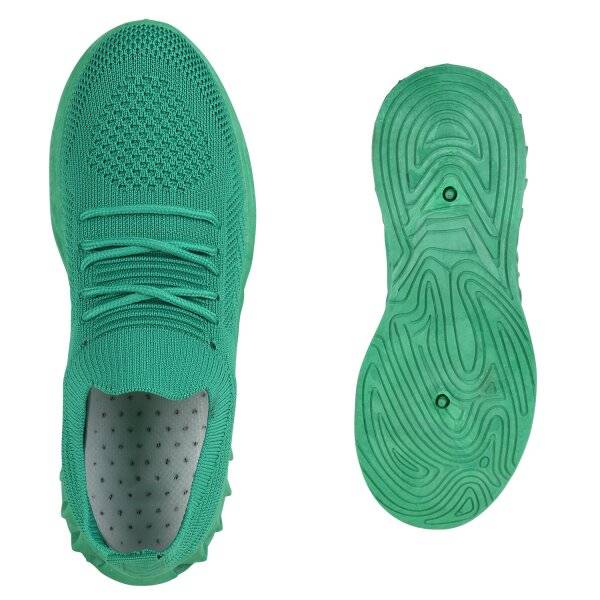 Stiefelparadies Damen Laufschuhe In Grün