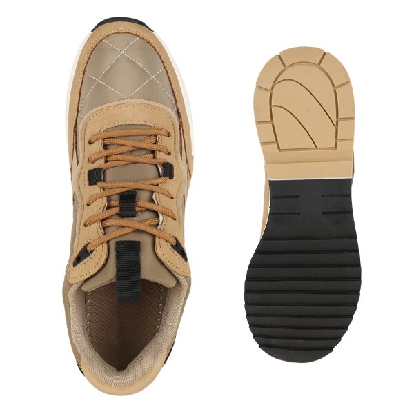 Stiefelparadies Damen Laufschuhe In Khaki