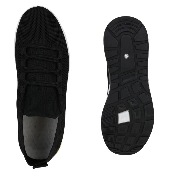 Stiefelparadies Damen Laufschuhe In Schwarz