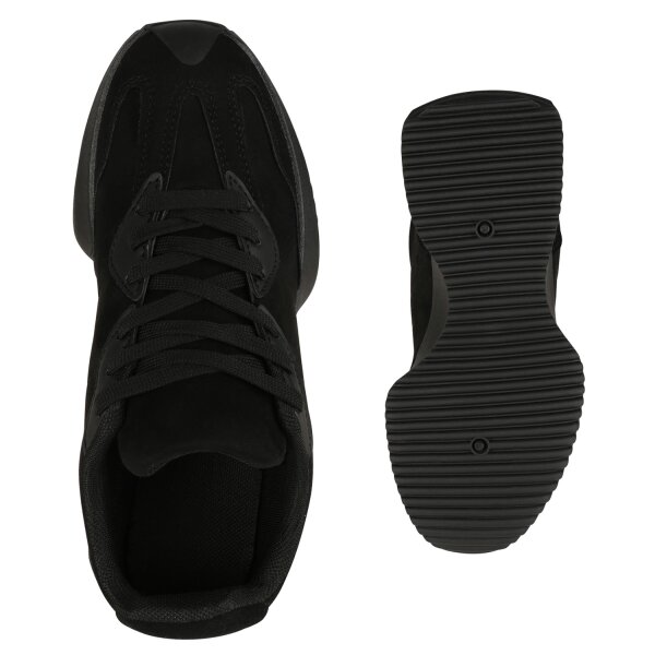 Stiefelparadies Damen Laufschuhe In Schwarz