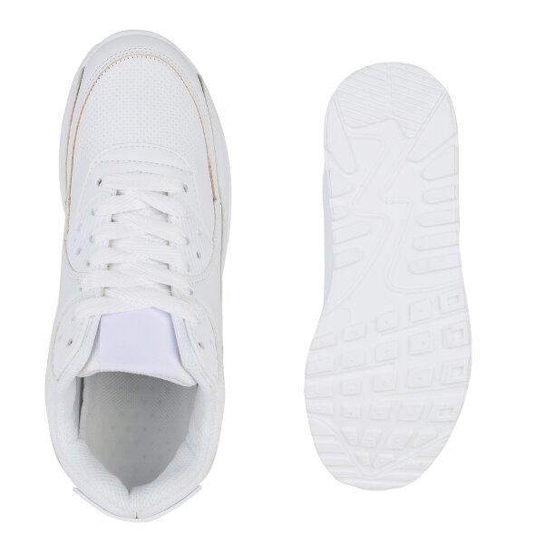 Stiefelparadies Damen Laufschuhe In Weiss