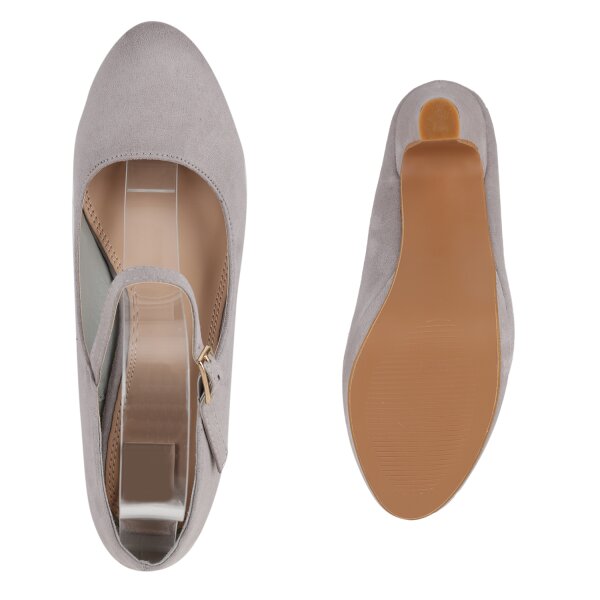 Stiefelparadies Damen Mary Janes In Schwarz