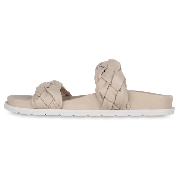 Stiefelparadies Damen Pantoletten in Beige