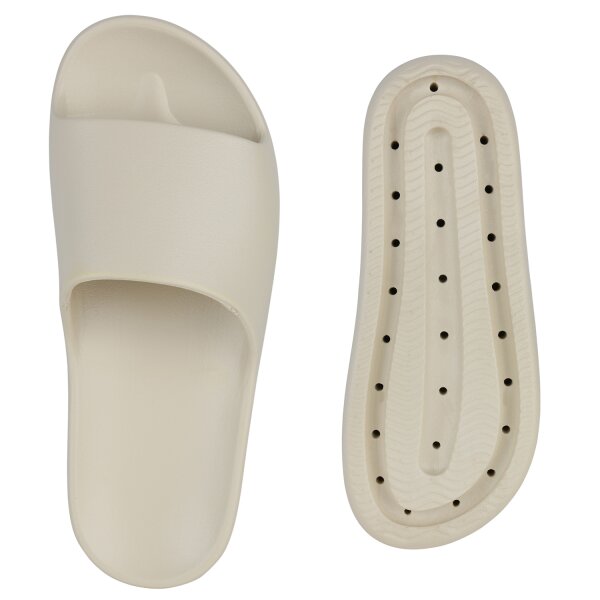 Stiefelparadies Damen Pantoletten In Beige