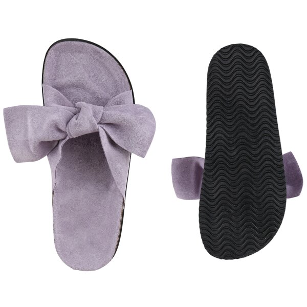 Stiefelparadies Damen Pantoletten In Helllila