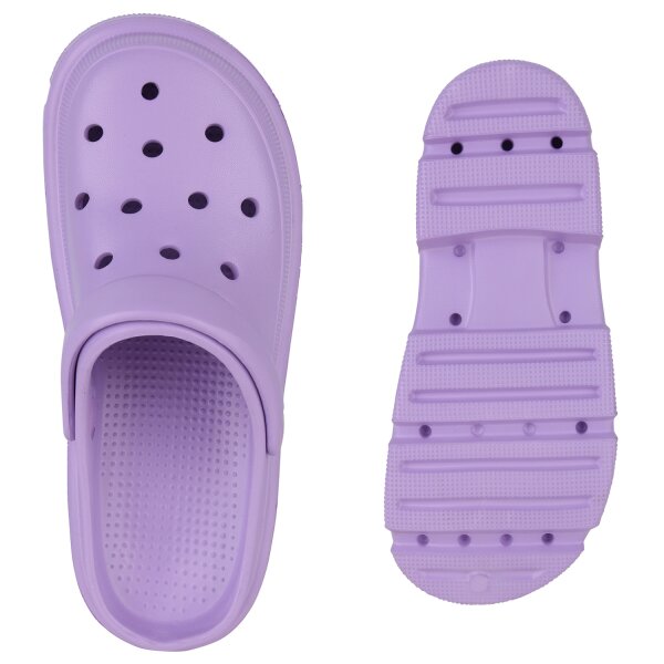 Stiefelparadies Damen Pantoletten In Helllila