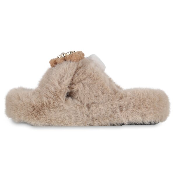 Stiefelparadies Damen Pantoletten in Khaki