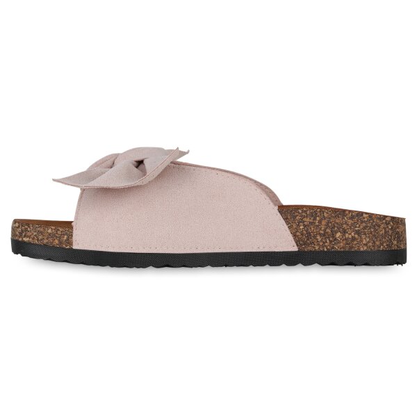 Stiefelparadies Damen Pantoletten in Rosa