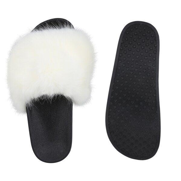 Stiefelparadies Damen Pantoletten In Weiss