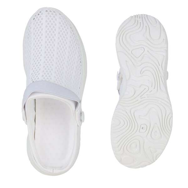 Stiefelparadies Damen Slip Ons In Weiss