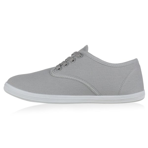 Stiefelparadies Damen Sneaker low in Grau