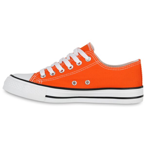 Stiefelparadies Damen Sneaker low in Orange