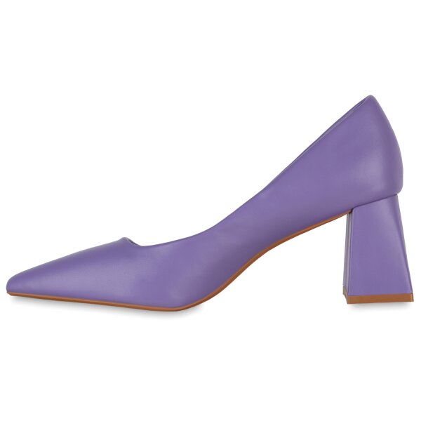 Stiefelparadies Damen Spitze Pumps in Grün