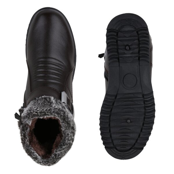 Stiefelparadies Damen Winter Boots In Braun