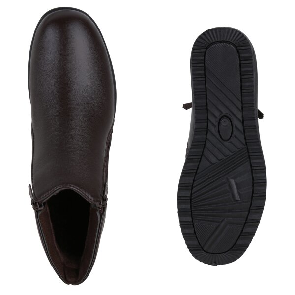 Stiefelparadies Damen Winter Boots In Braun