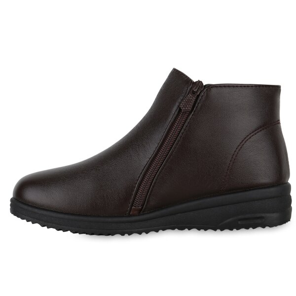 Stiefelparadies Damen Winter Boots in Braun