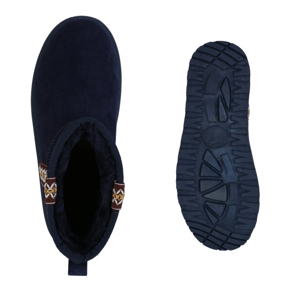 Stiefelparadies Damen Winter Boots In Dunkelblau