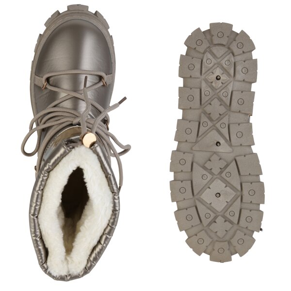 Stiefelparadies Damen Winter Boots In Gold