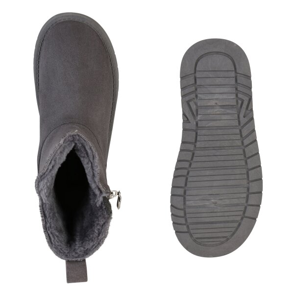 Stiefelparadies Damen Winter Boots In Grau