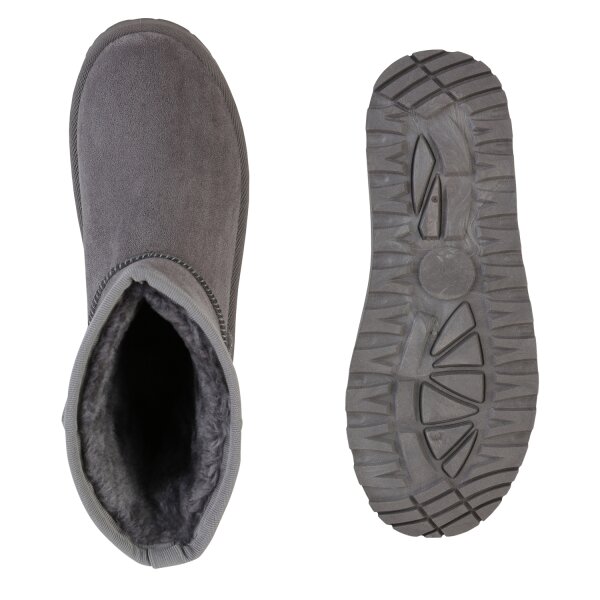 Stiefelparadies Damen Winter Boots In Grau