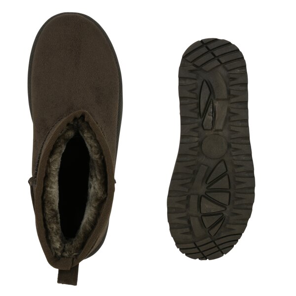 Stiefelparadies Damen Winter Boots In Olivgrün