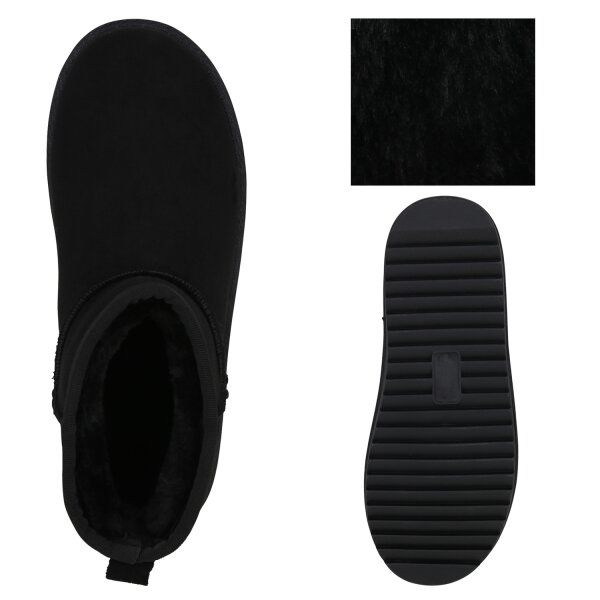 Stiefelparadies Damen Winter Boots In Schwarz