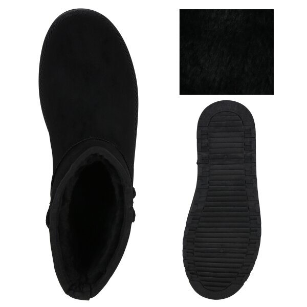 Stiefelparadies Damen Winter Boots In Schwarz
