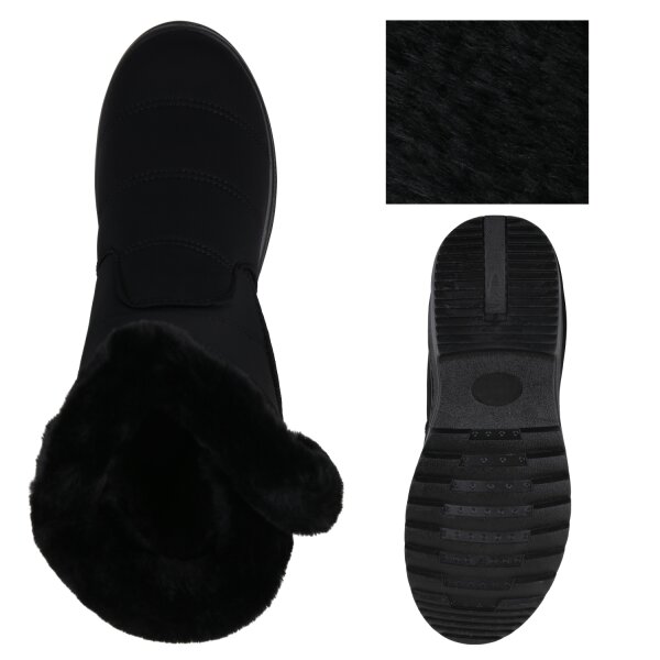 Stiefelparadies Damen Winter Boots In Schwarz