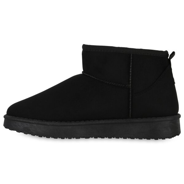 Stiefelparadies Damen Winter Boots in Schwarz