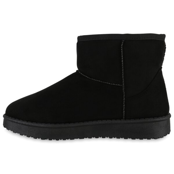 Stiefelparadies Damen Winter Boots in Schwarz