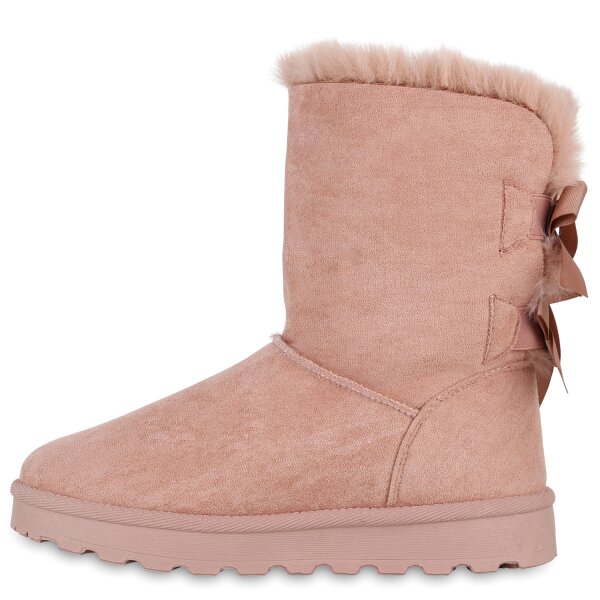 Stiefelparadies Damen Winter Boots in Schwarz