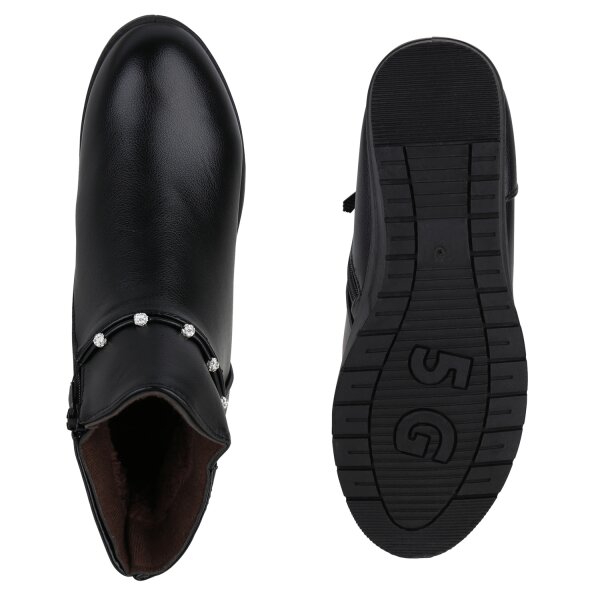 Stiefelparadies Damen Winter Boots In Schwarz