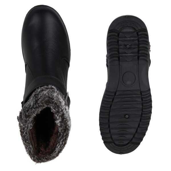 Stiefelparadies Damen Winter Boots In Schwarz