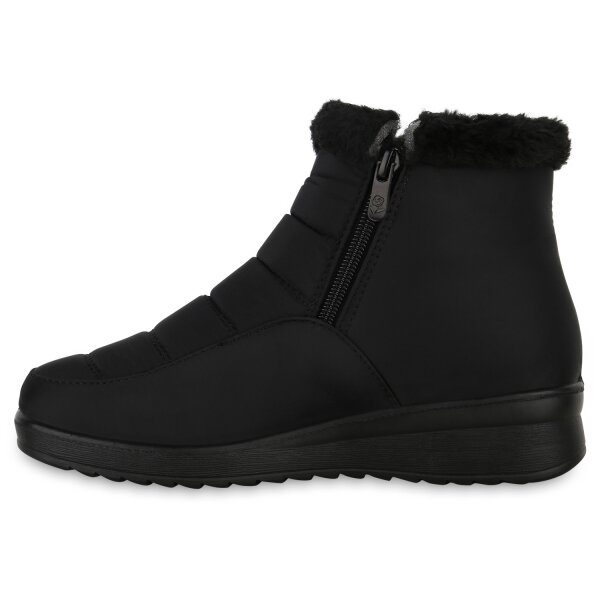 Stiefelparadies Damen Winter Boots in Schwarz