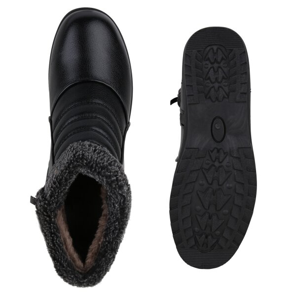 Stiefelparadies Damen Winter Boots In Schwarz