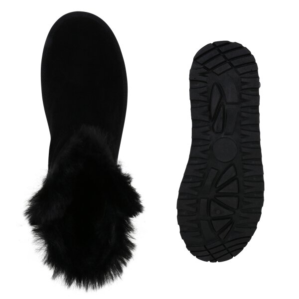 Stiefelparadies Damen Winter Boots In Schwarz