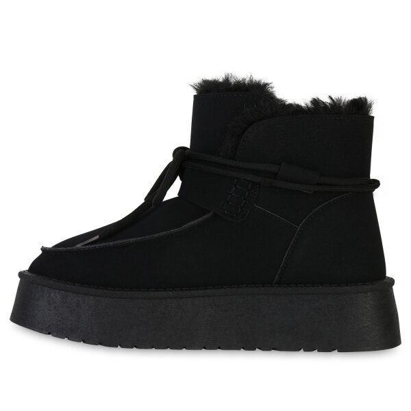 Stiefelparadies Damen Winter Boots in Schwarz