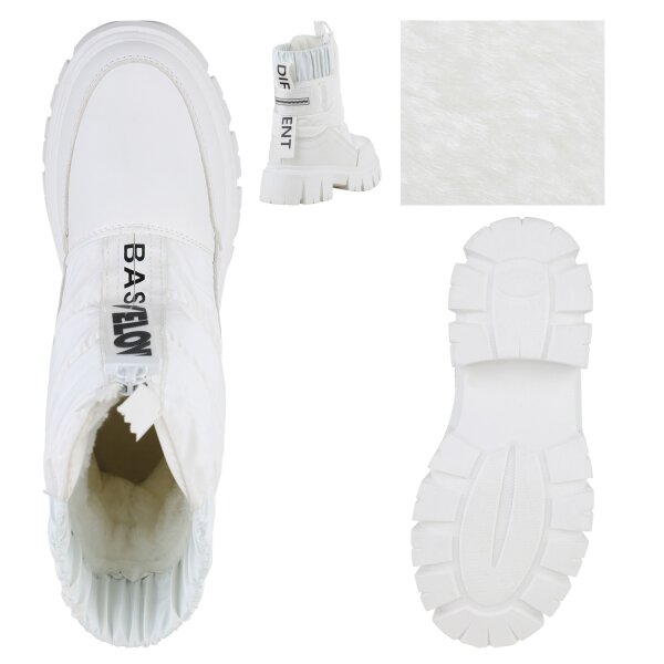 Stiefelparadies Damen Winter Boots In Weiss