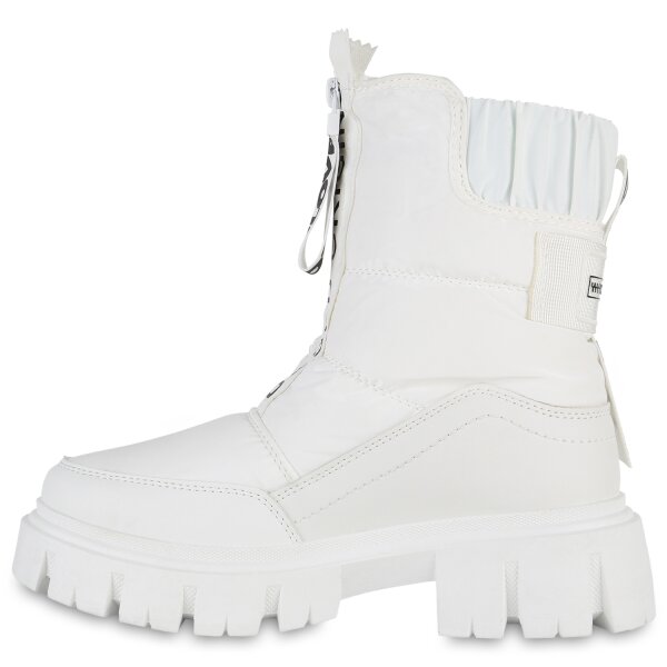 Stiefelparadies Damen Winter Boots in Weiss